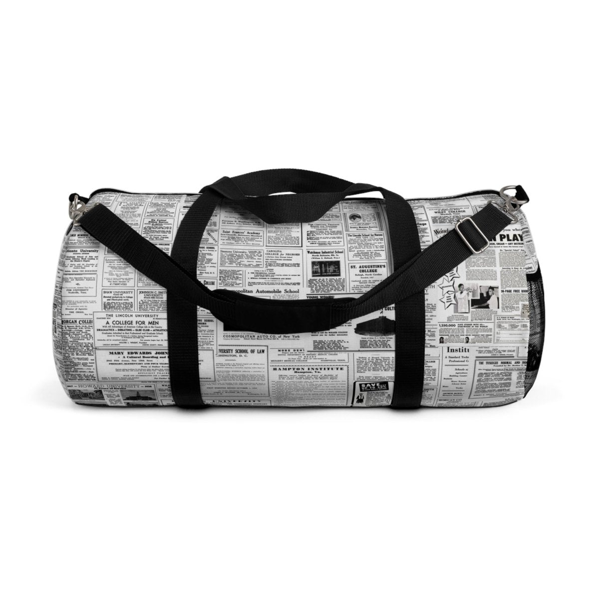 Vintage Education Ads Duffel Bag - The Trini Gee