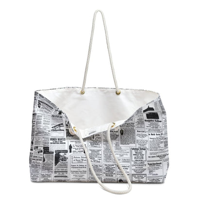 Vintage Education Ads Weekender Bag - The Trini Gee