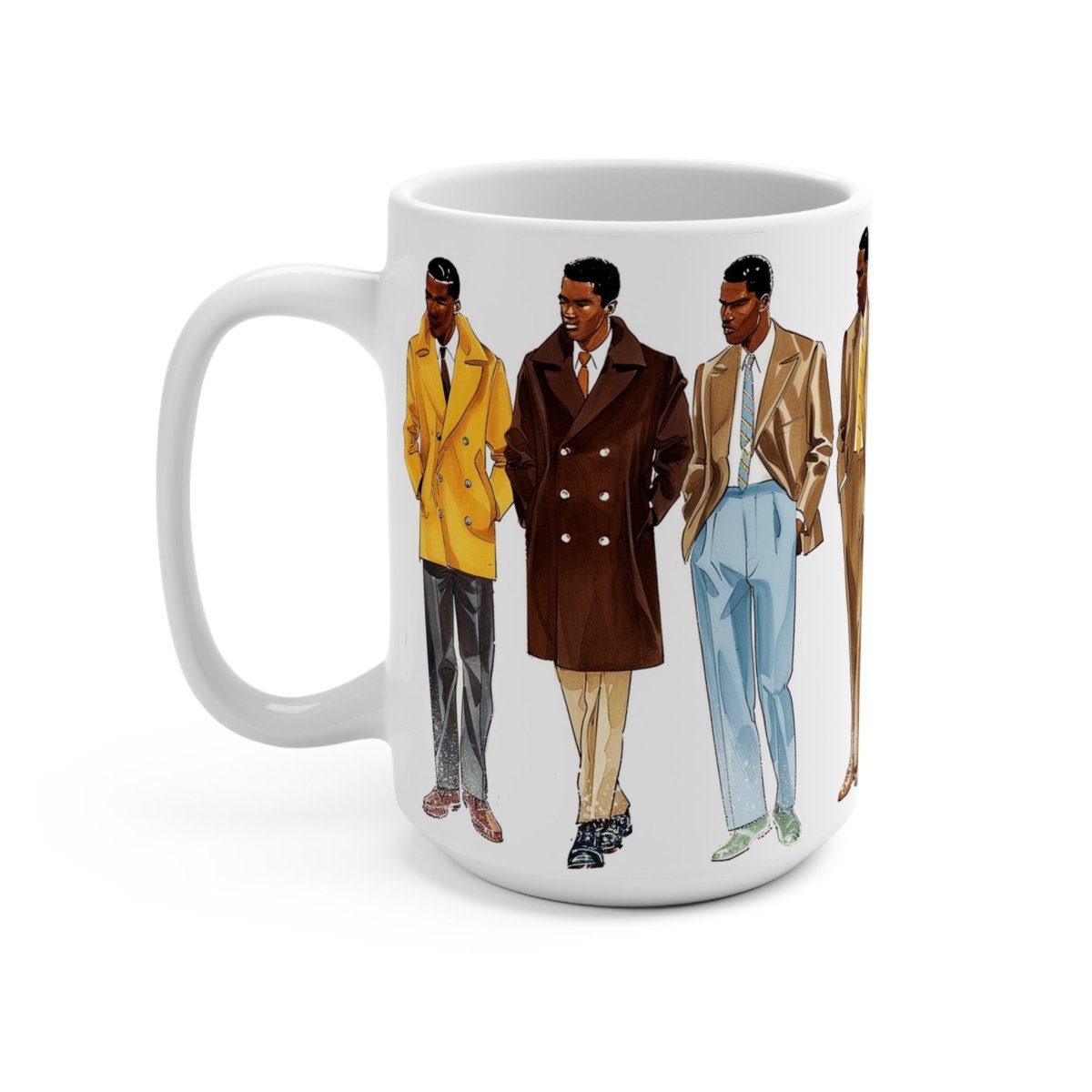 Vintage Fashion Men Mug - The Trini Gee