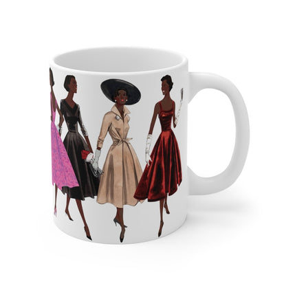 Vintage Fashion Mug - Afrocentric Art by The Trini Gee