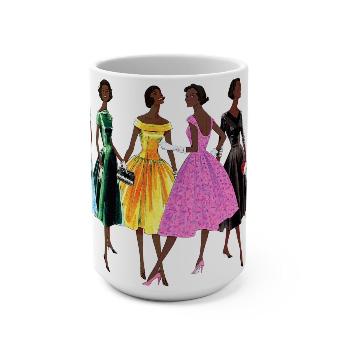 Vintage Fashion Mug - Afrocentric Art by The Trini Gee
