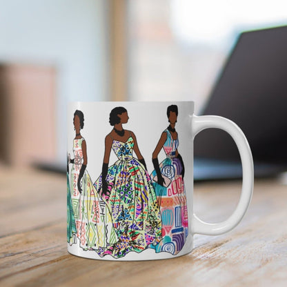 Vintage Fashion Mug - Afrocentric Art by The Trini Gee