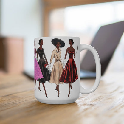 Vintage Fashion Mug - Afrocentric Art by The Trini Gee