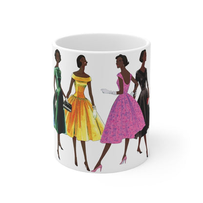 Vintage Fashion Mug - Afrocentric Art by The Trini Gee