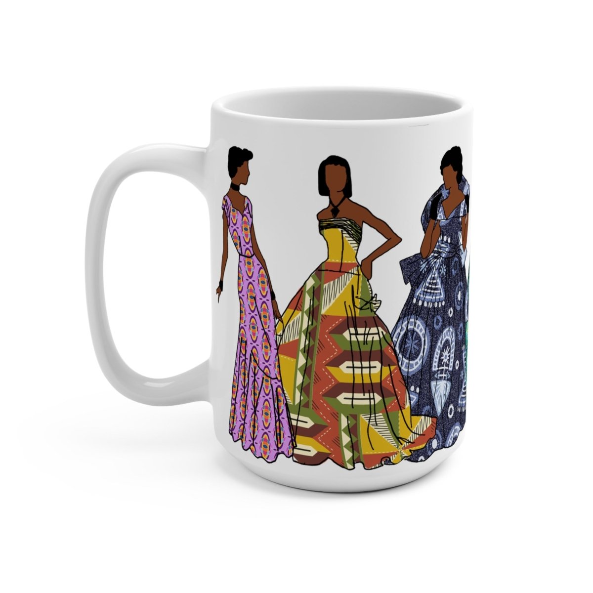 Vintage Fashion Mug - Afrocentric Art by The Trini Gee