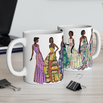 Vintage Fashion Mug - Afrocentric Art by The Trini Gee