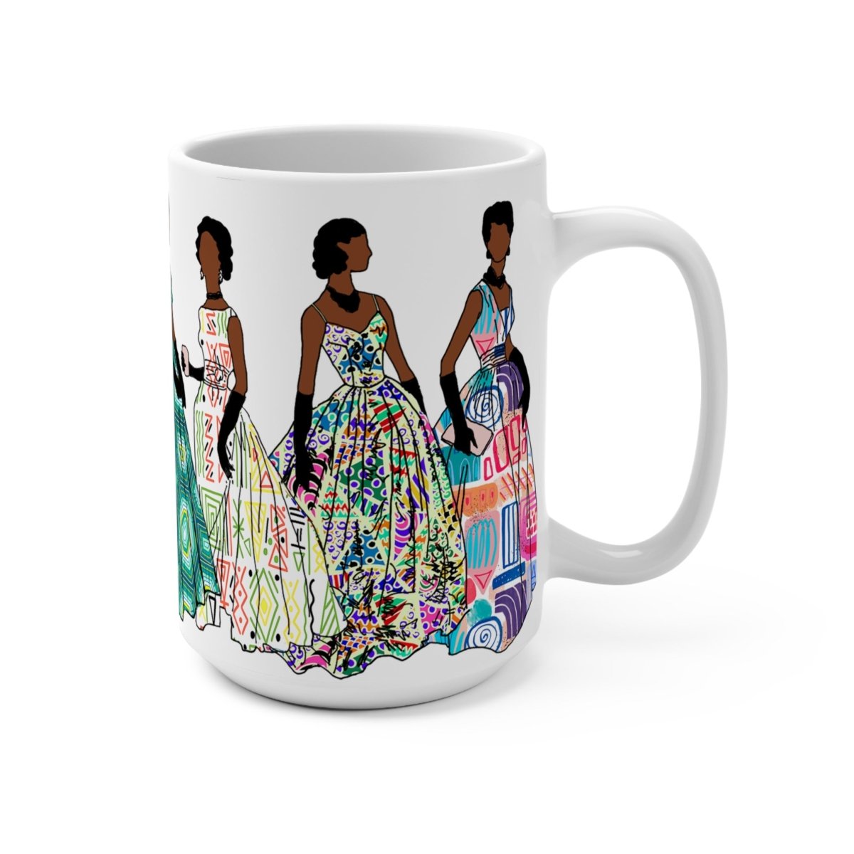 Vintage Fashion Mug - Afrocentric Art by The Trini Gee