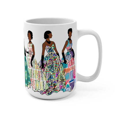Vintage Fashion Mug - Afrocentric Art by The Trini Gee