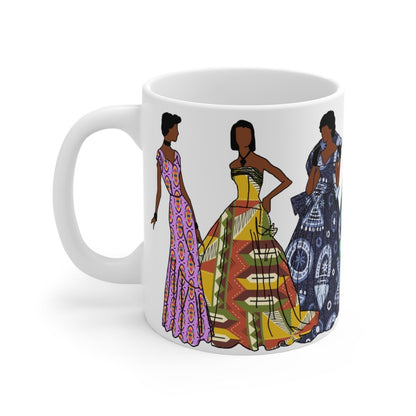 Vintage Fashion Mug - Afrocentric Art by The Trini Gee