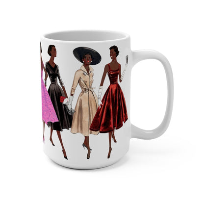 Vintage Fashion Mug - Afrocentric Art by The Trini Gee
