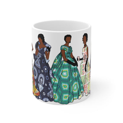 Vintage Fashion Mug - Afrocentric Art by The Trini Gee