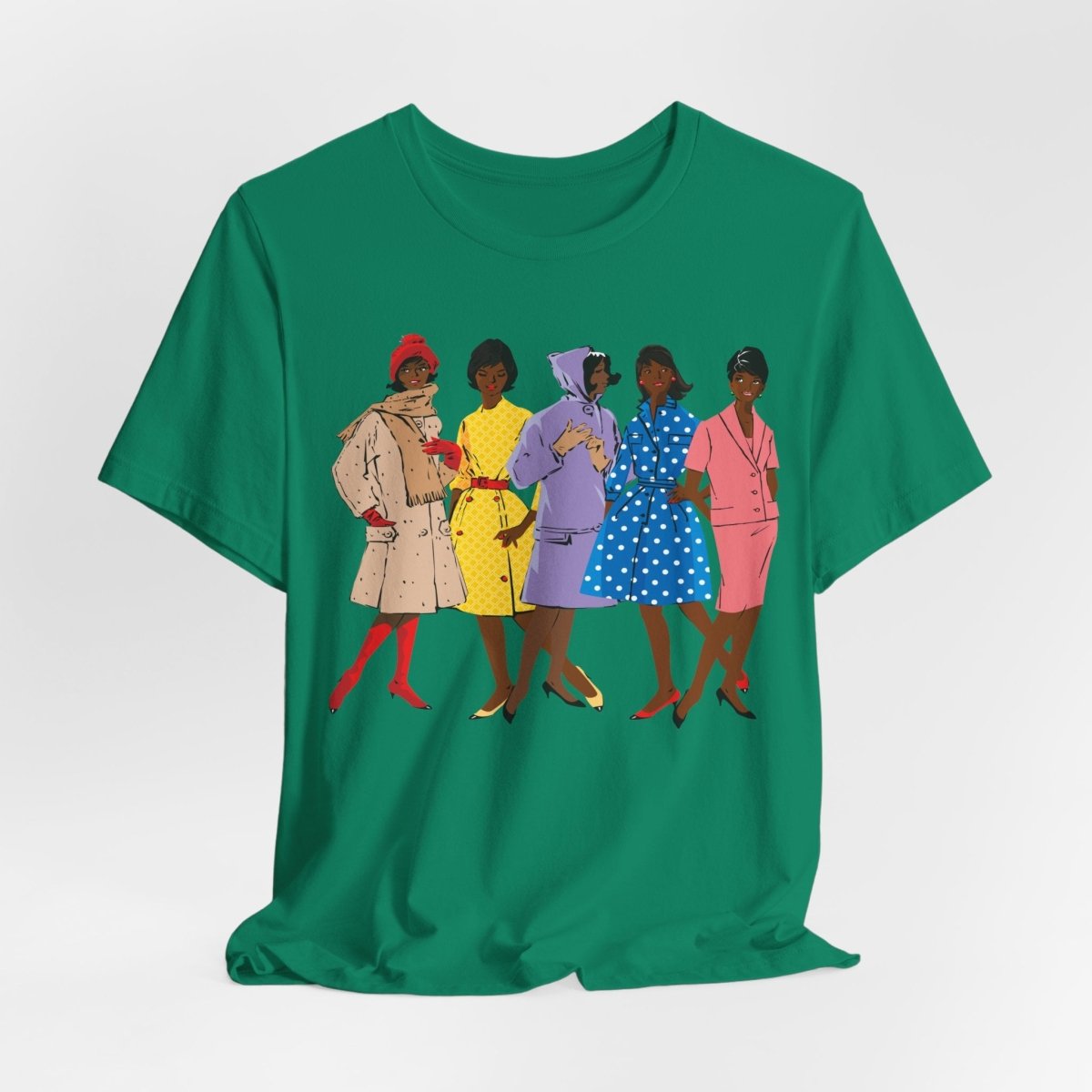 Vintage Fashion Shirt - Afrocentric Art by The Trini Gee