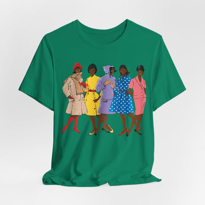 Vintage Fashion Shirt - Afrocentric Art by The Trini Gee