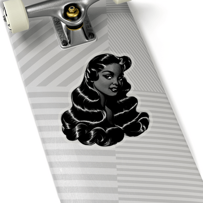 Vintage Hair Sticker - The Trini Gee