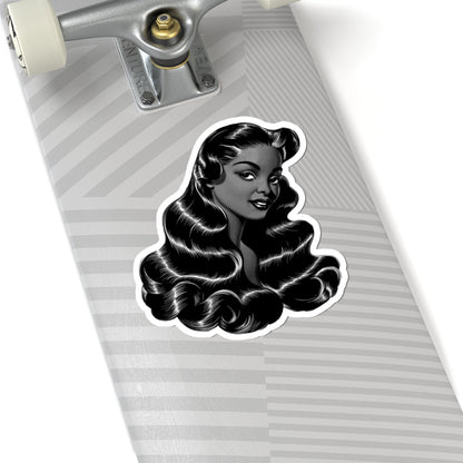 Vintage Hair Sticker - The Trini Gee
