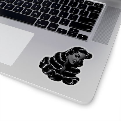 Vintage Hair Sticker - The Trini Gee