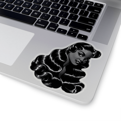 Vintage Hair Sticker - The Trini Gee