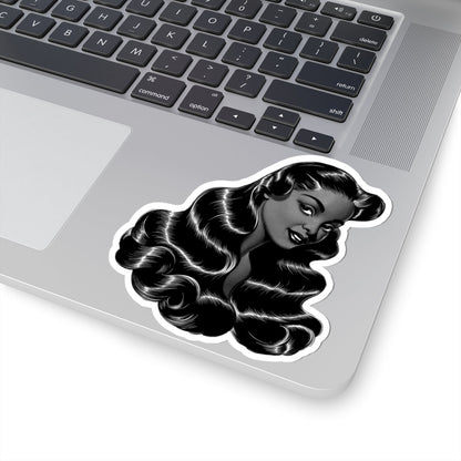 Vintage Hair Sticker - The Trini Gee