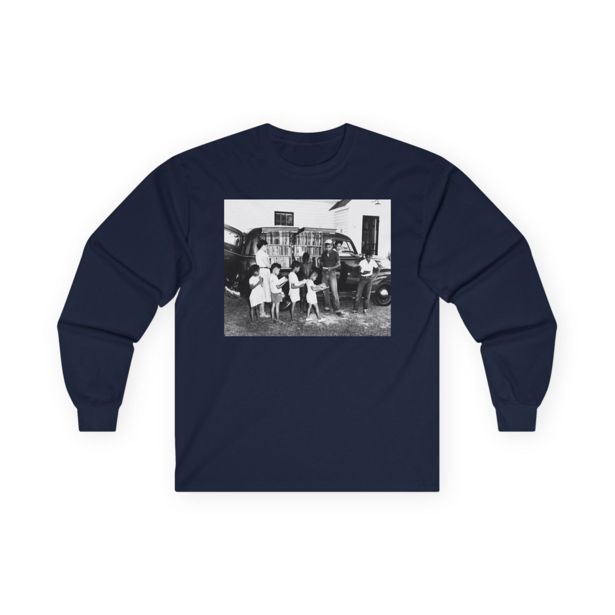 Vintage Readers Long Sleeve Shirt - Afrocentric Art by The Trini Gee