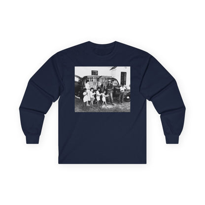 Vintage Readers Long Sleeve Shirt - Afrocentric Art by The Trini Gee