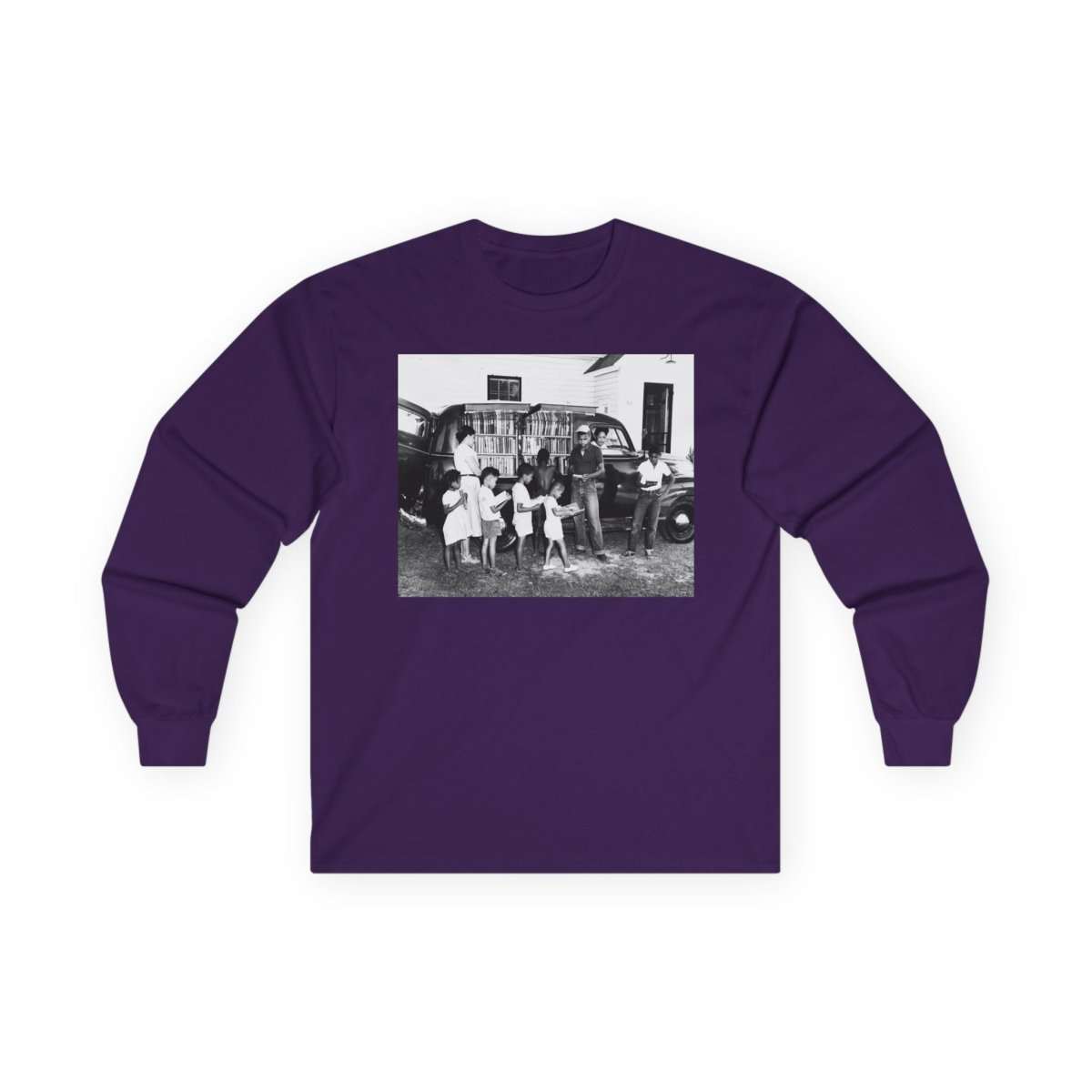 Vintage Readers Long Sleeve Shirt - Afrocentric Art by The Trini Gee