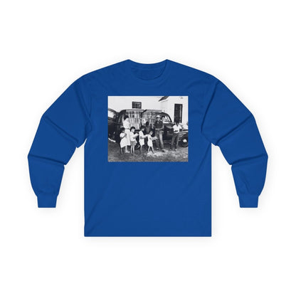 Vintage Readers Long Sleeve Shirt - Afrocentric Art by The Trini Gee