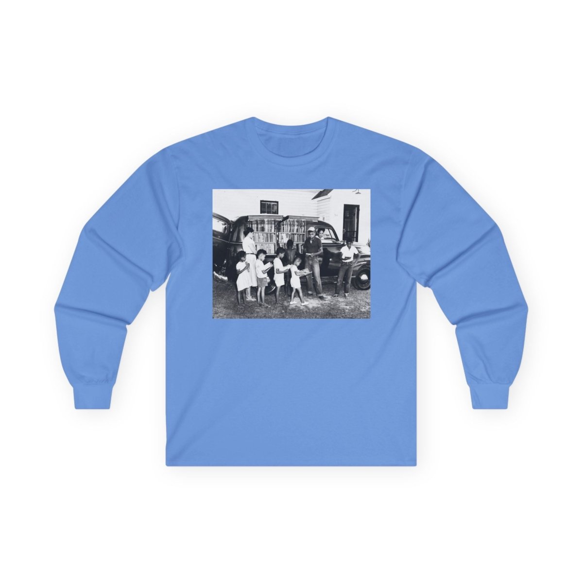 Vintage Readers Long Sleeve Shirt - Afrocentric Art by The Trini Gee