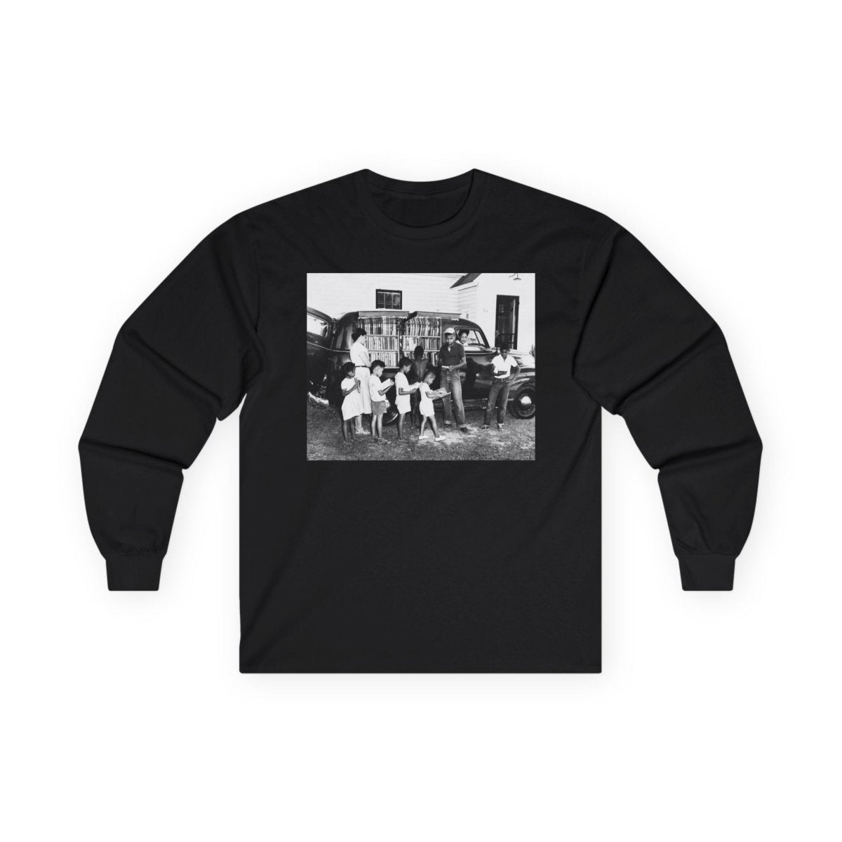 Vintage Readers Long Sleeve Shirt - Afrocentric Art by The Trini Gee