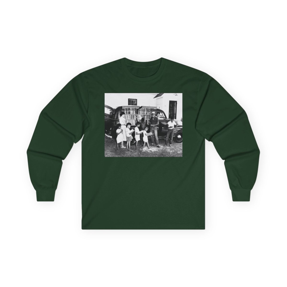 Vintage Readers Long Sleeve Shirt - Afrocentric Art by The Trini Gee