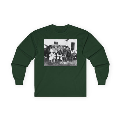 Vintage Readers Long Sleeve Shirt - Afrocentric Art by The Trini Gee