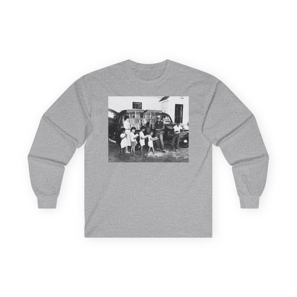 Vintage Readers Long Sleeve Shirt - Afrocentric Art by The Trini Gee