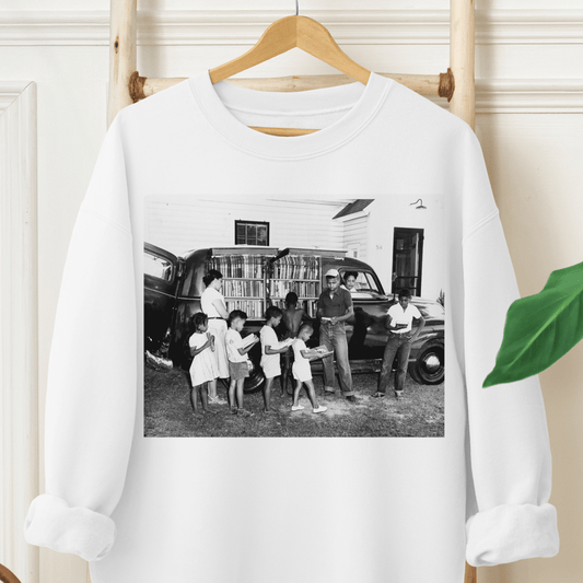 Vintage Readers Sweatshirt - Afrocentric Art by The Trini Gee