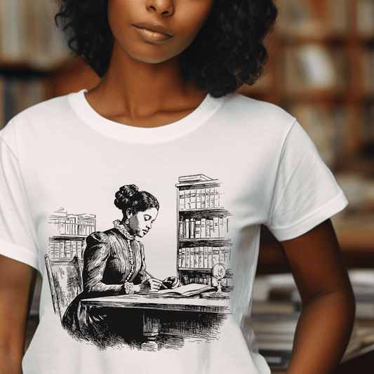 Vintage Scholar Shirt - Afrocentric Art by The Trini Gee
