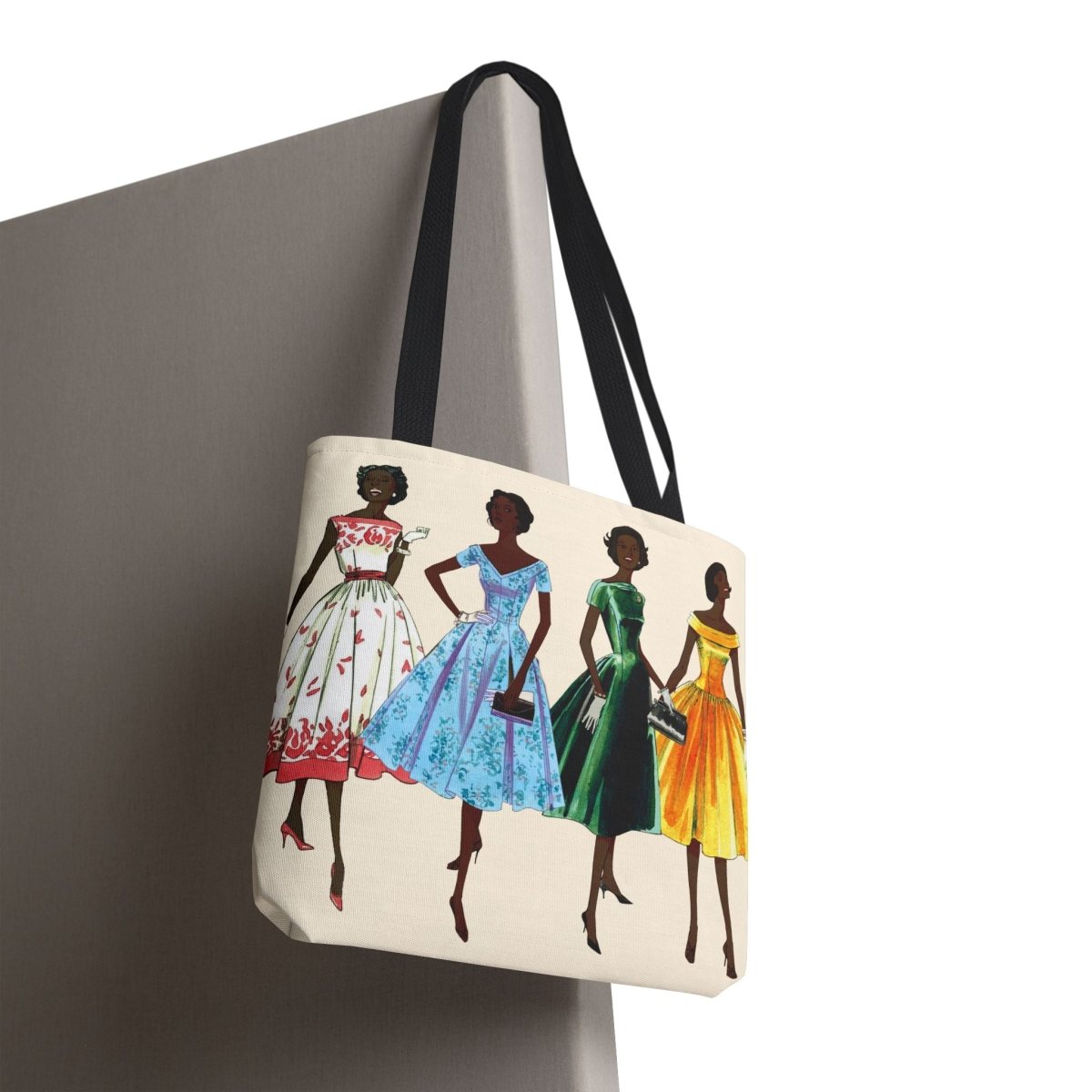 Vintage Vogue Tote Bag - Afrocentric Art by The Trini Gee