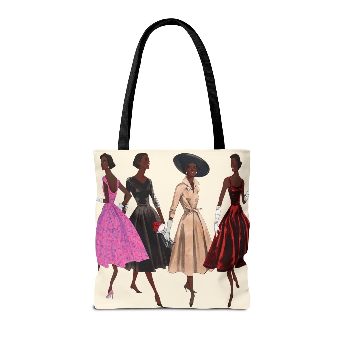 Vintage Vogue Tote Bag - Afrocentric Art by The Trini Gee