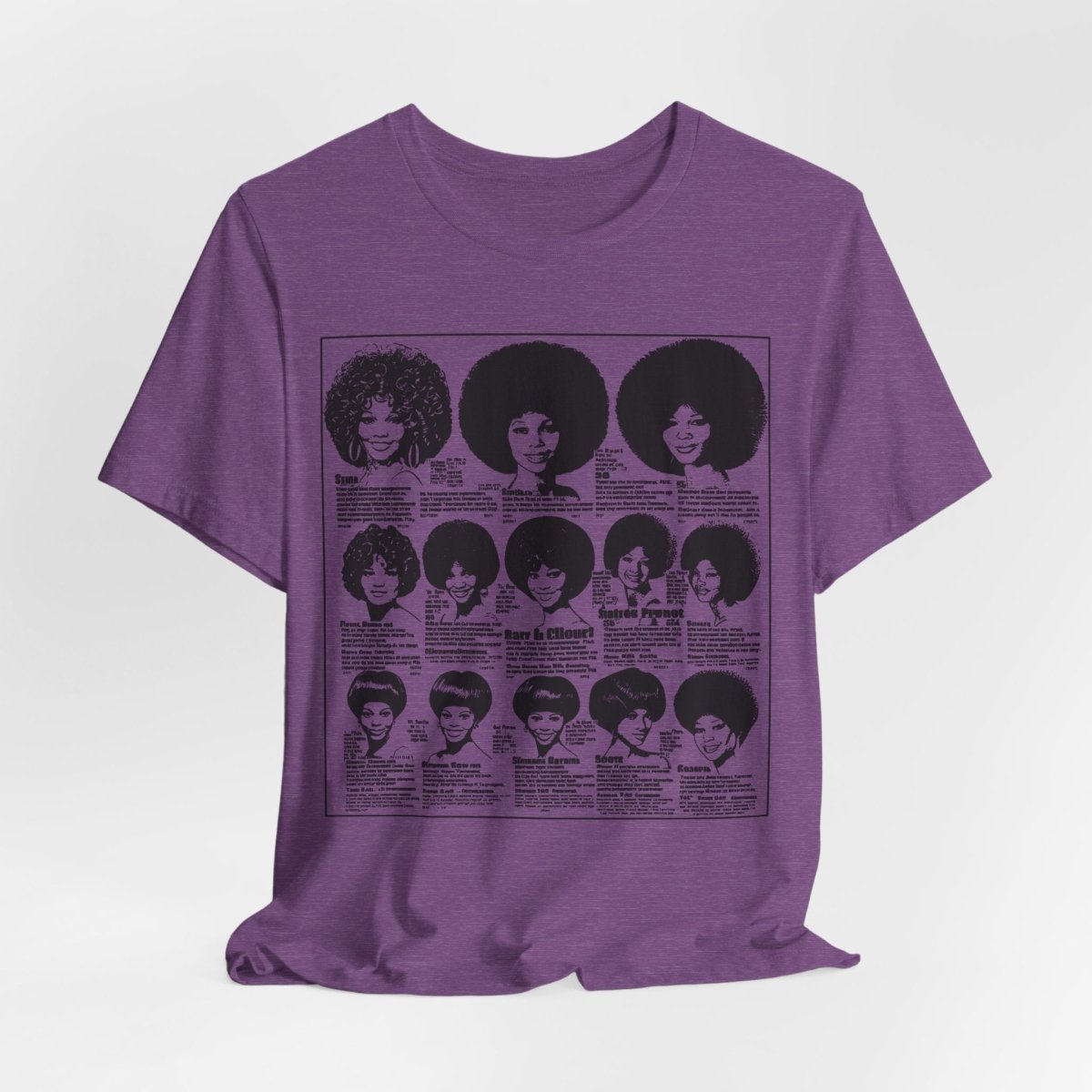 Vintage Wig Ad Shirt - Afrocentric Art by The Trini Gee