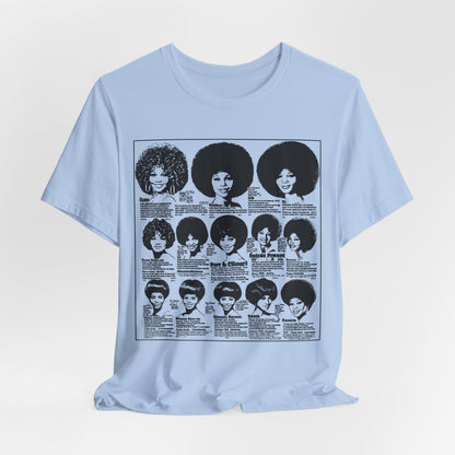 Vintage Wig Ad Shirt - Afrocentric Art by The Trini Gee