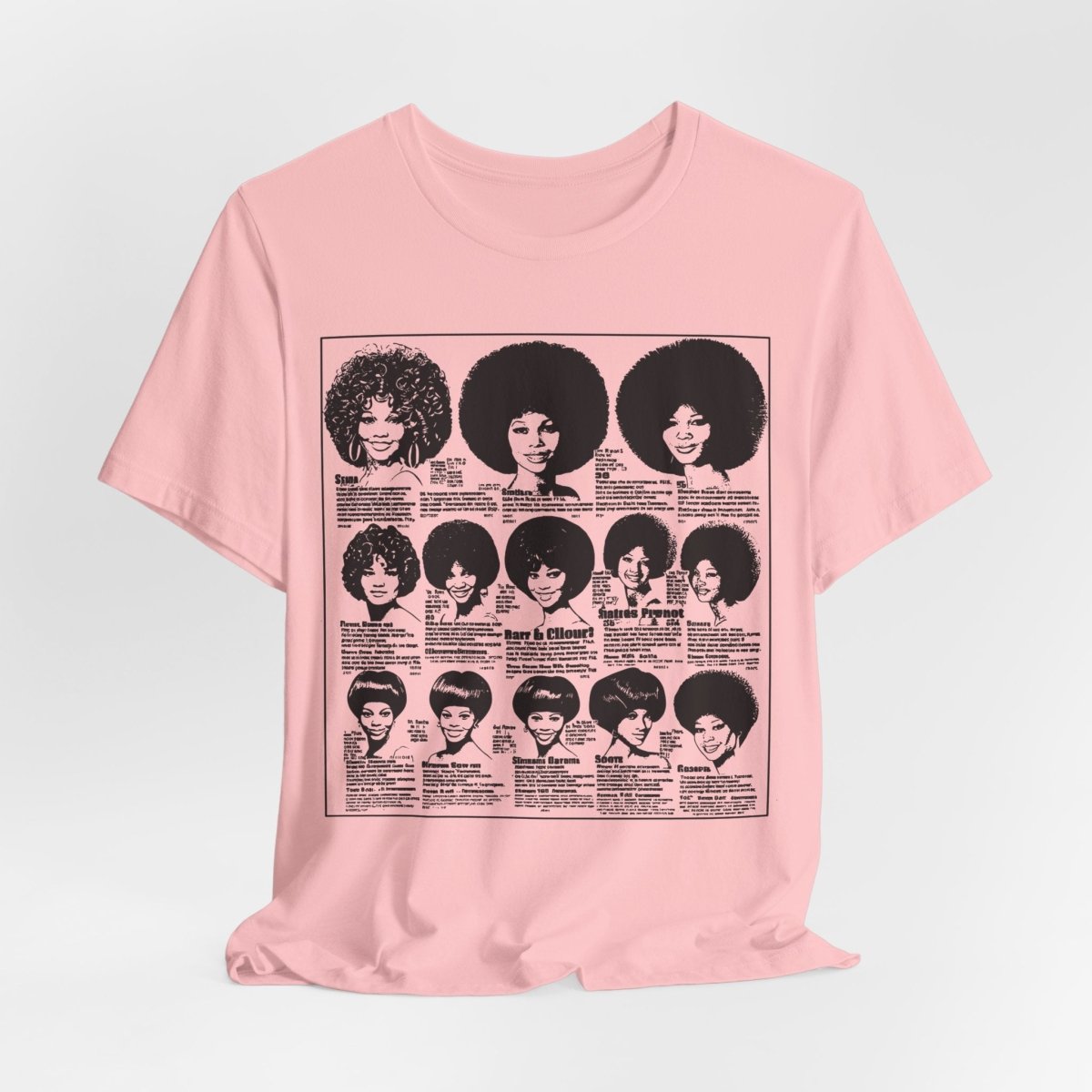 Vintage Wig Ad Shirt - Afrocentric Art by The Trini Gee