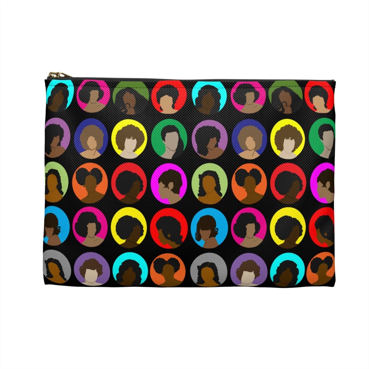 Vintage Wigs Pouch - Afrocentric Art by The Trini Gee
