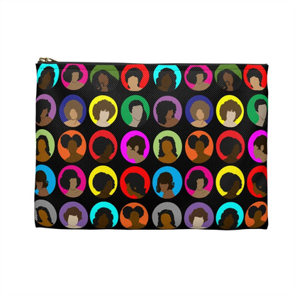 Vintage Wigs Pouch - Afrocentric Art by The Trini Gee