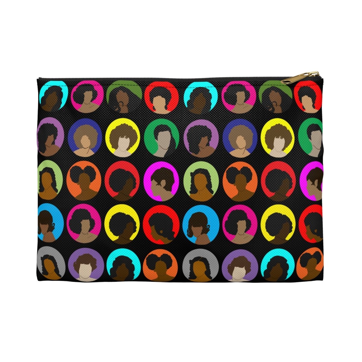 Vintage Wigs Pouch - Afrocentric Art by The Trini Gee