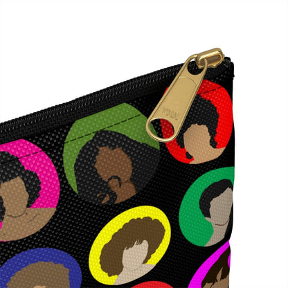 Vintage Wigs Pouch - Afrocentric Art by The Trini Gee