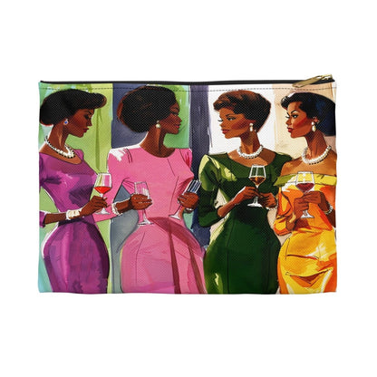 Vintage Wine Women Pouch - The Trini Gee