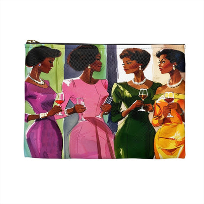 Vintage Wine Women Pouch - The Trini Gee