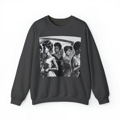 Vintage Women Sweatshirt - Afrocentric Art by The Trini Gee