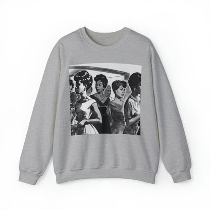 Vintage Women Sweatshirt - Afrocentric Art by The Trini Gee