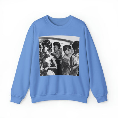 Vintage Women Sweatshirt - Afrocentric Art by The Trini Gee
