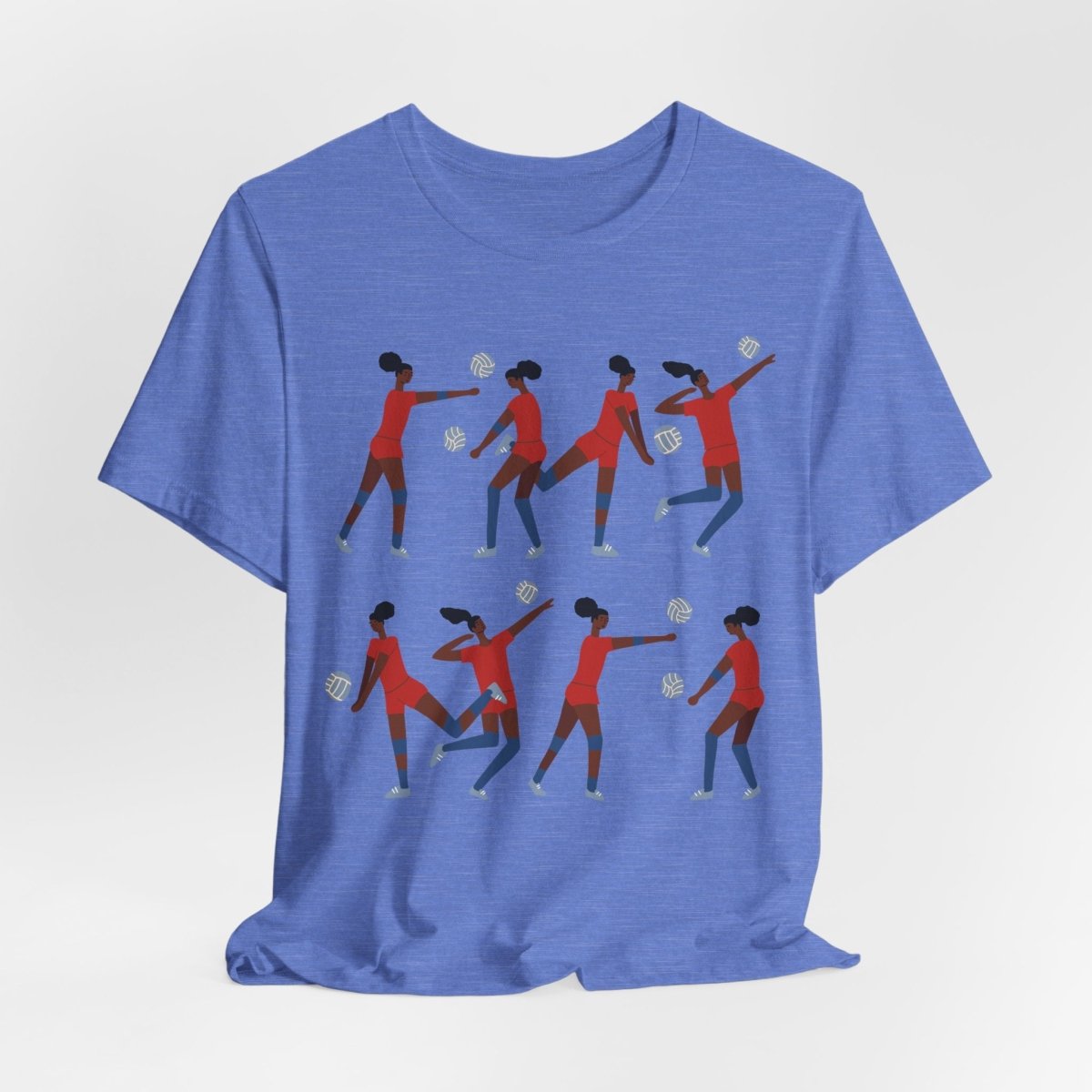 Volleyball Girls Shirt - Afrocentric Art by The Trini Gee