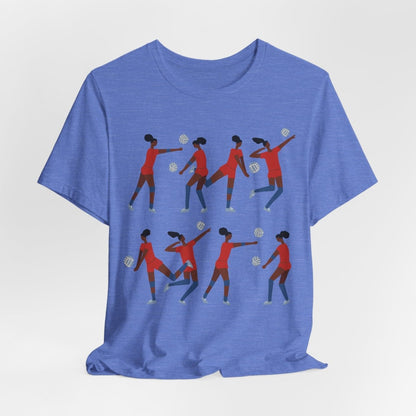 Volleyball Girls Shirt - Afrocentric Art by The Trini Gee