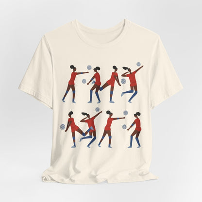 Volleyball Girls Shirt - Afrocentric Art by The Trini Gee